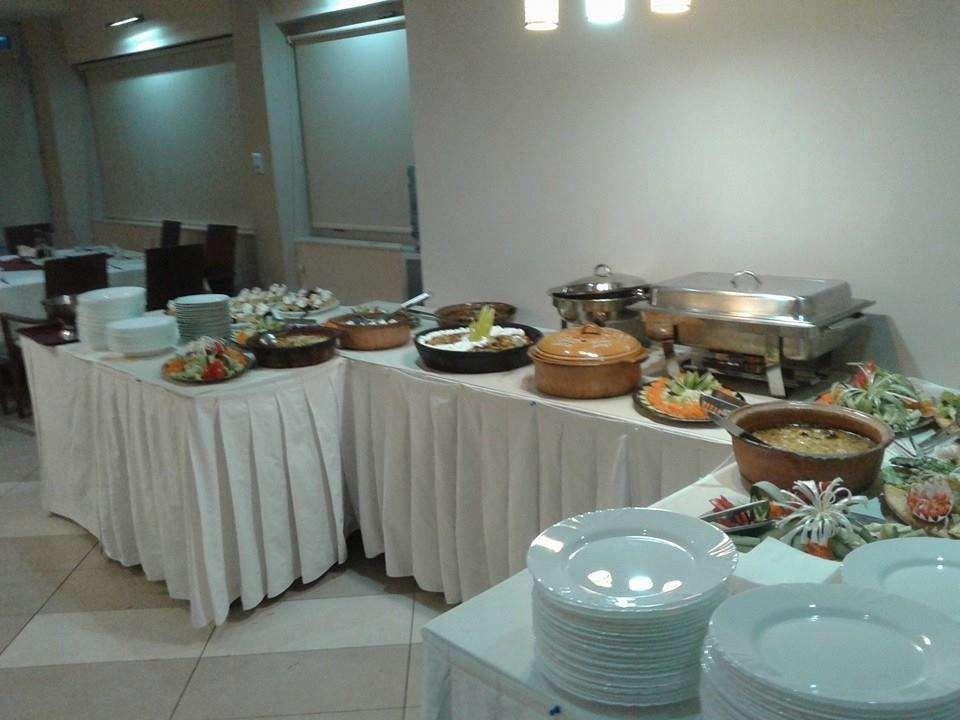 אוהריד Hotel Lebed מסעדה תמונה