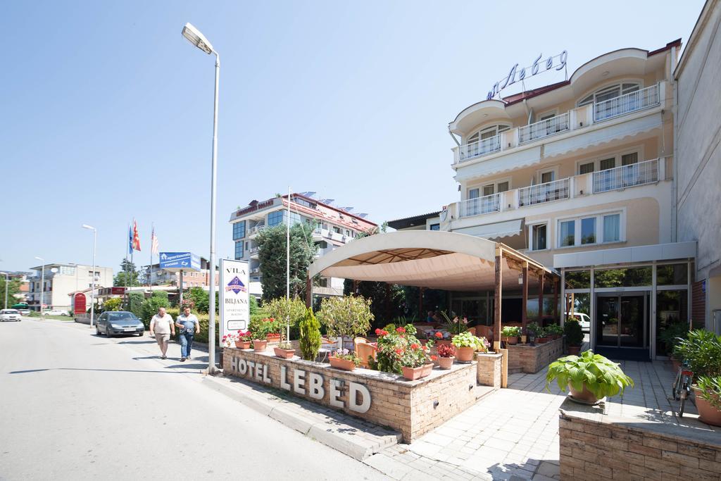 אוהריד Hotel Lebed מראה חיצוני תמונה